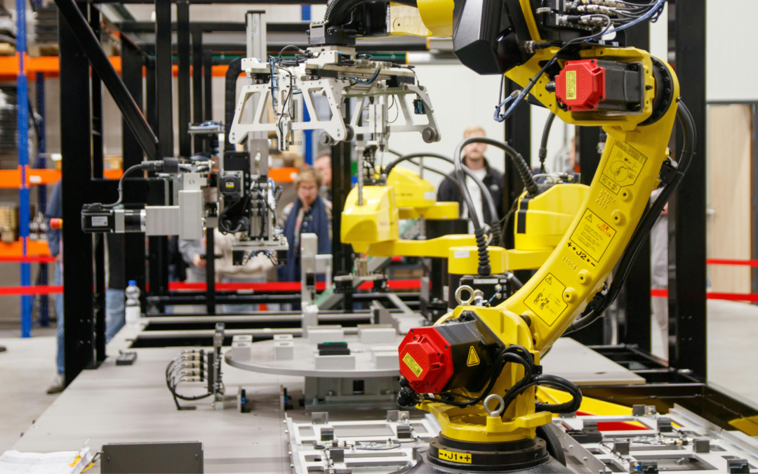 Modern manufacturing facility with advanced equipment that attracts buyers